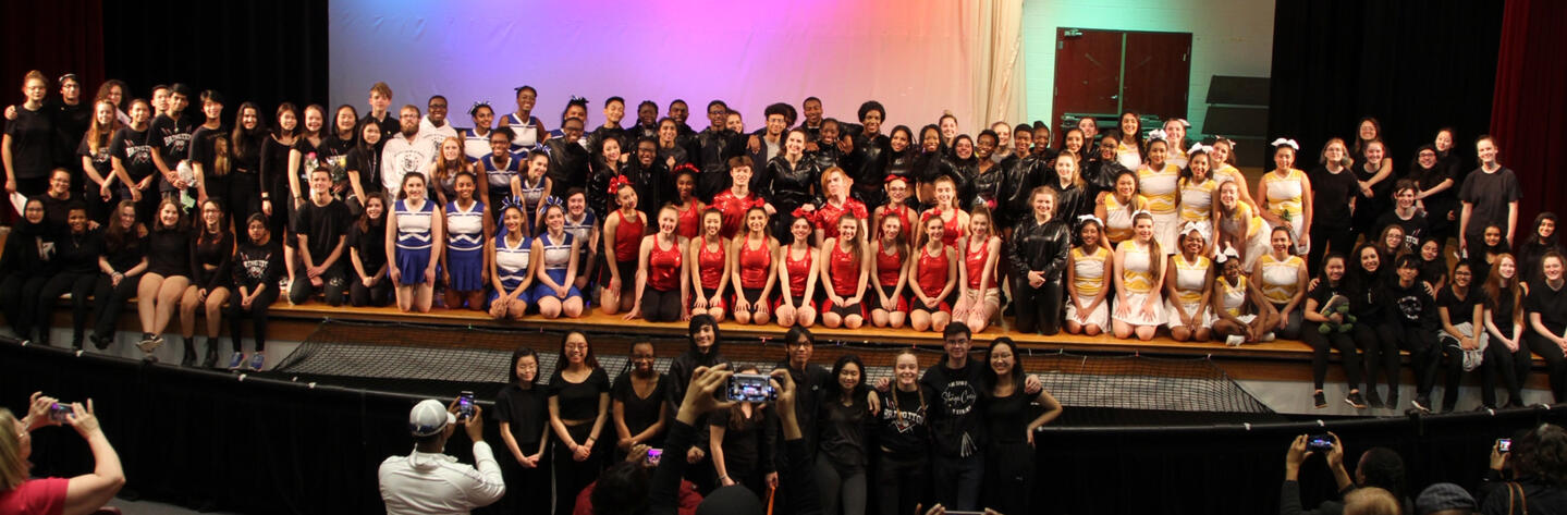 Northwest Drama Logo- a half jaguar/half tragedy masl